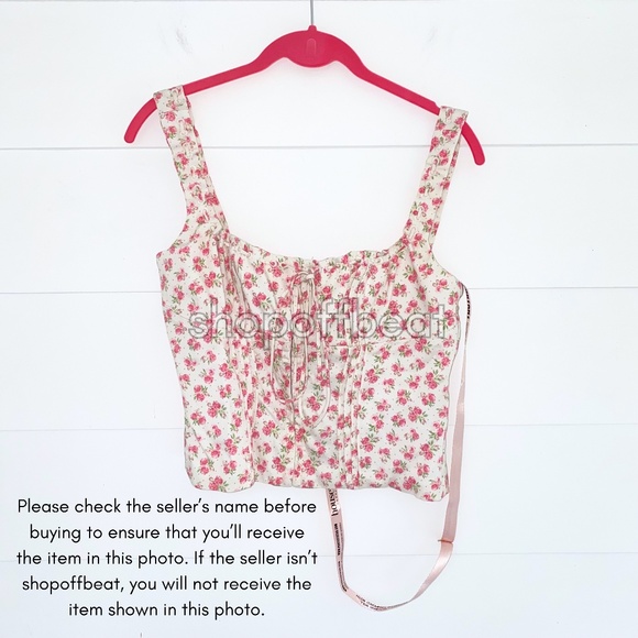 NEW House of CB Chicca Rosebud Print Top Medium - Picture 13 of 16